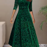 Nicola™ Elegantes Samtkleid