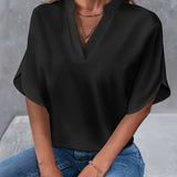 Scarlett | Elegante V-Ausschnitt-Bluse