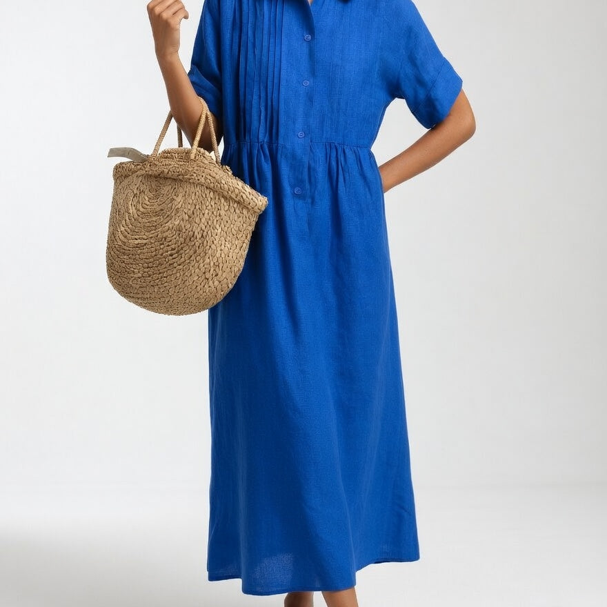 Lysandra | Leichtes und Sommerliches Hemdblusenkleid