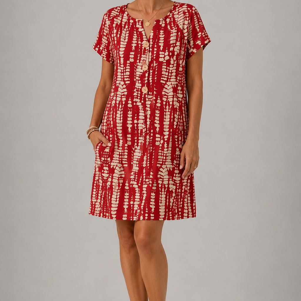 Santorini Eleganz Kleid