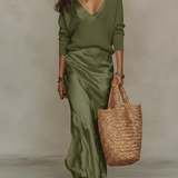 Elena | Midi-Kleid mit enthaltenem Pullover
