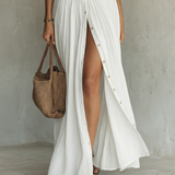Weißes Kleid Maxi
