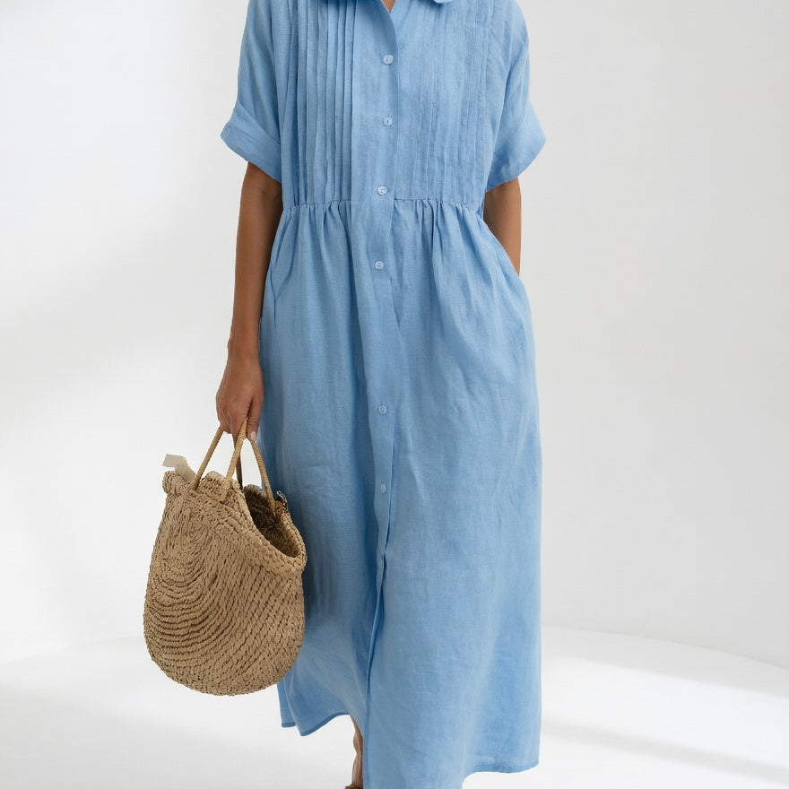 Lysandra | Leichtes und Sommerliches Hemdblusenkleid