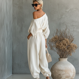 Elegantes Set Off-Shoulder Hose