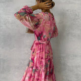 Hazel | Wickelkleid mit floralem Muster