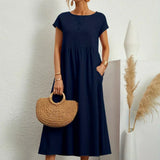 HEIKE | FLIESSENDES MIDIKLEID VON ZEITLOSER ELEGANZ