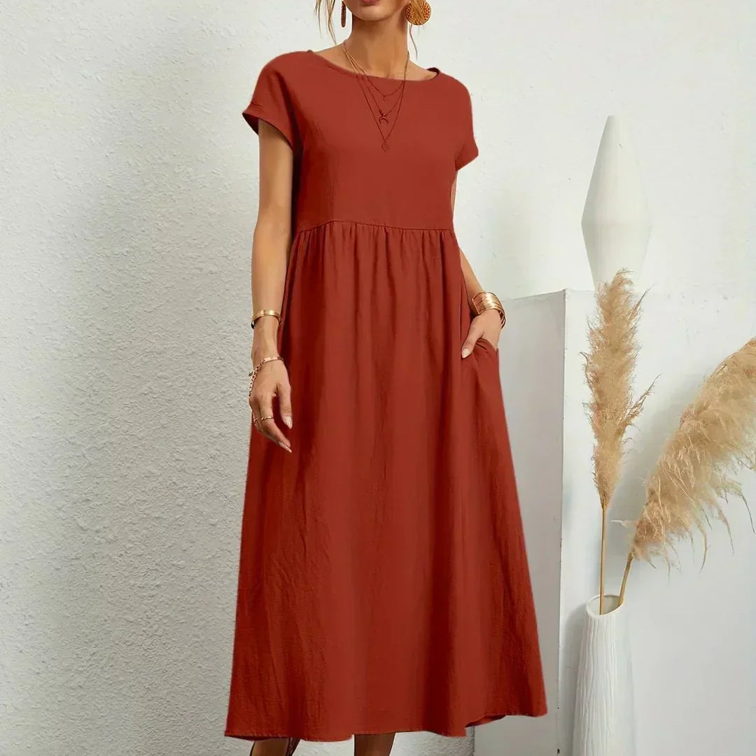 Gabrielle | Zeitlos elegantes Midikleid