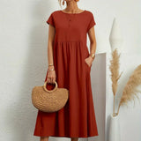 HEIKE | FLIESSENDES MIDIKLEID VON ZEITLOSER ELEGANZ