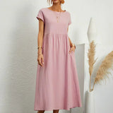 HEIKE | FLIESSENDES MIDIKLEID VON ZEITLOSER ELEGANZ
