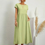 HIEKE | FLIESSENDES MIDIKLEID VON ZEITLOSER ELEGANZ