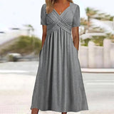 ISADERA | ELEGANTES A-LINIEN MIDIKLEID