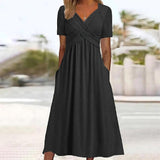 ISADERA | ELEGANTES A-LINIEN MIDIKLEID