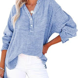 AYLA™ – Legere V-Ausschnitt-Bluse