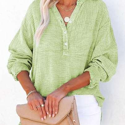 AYLA™ – Legere V-Ausschnitt-Bluse