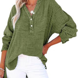 AYLA™ – Legere V-Ausschnitt-Bluse