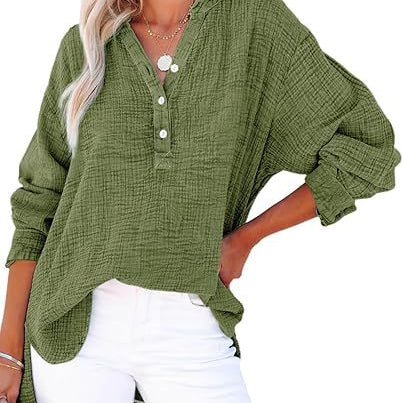 AYLA™ – Legere V-Ausschnitt-Bluse