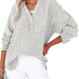 AYLA™ – Legere V-Ausschnitt-Bluse