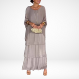 Hylda™ Künstlerisches Lockeres Maxikleid
