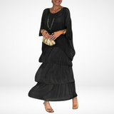 Hylda™ Künstlerisches Lockeres Maxikleid