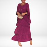 Hylda™ Künstlerisches Lockeres Maxikleid