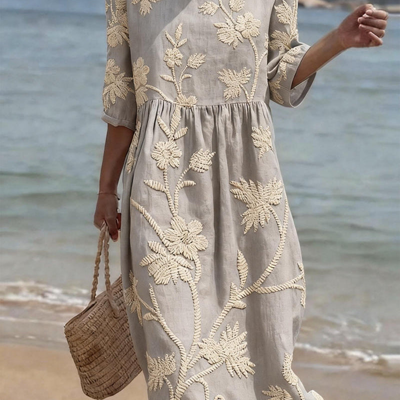 Azzurra | Vintage Besticktes Kleid