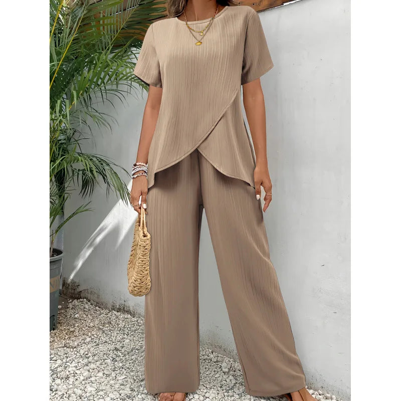 Lorrina™ Elegantes Soft-Zweiteiliges Set