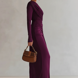 Rhianna™ Elegantes Maxikleid + Ärmel