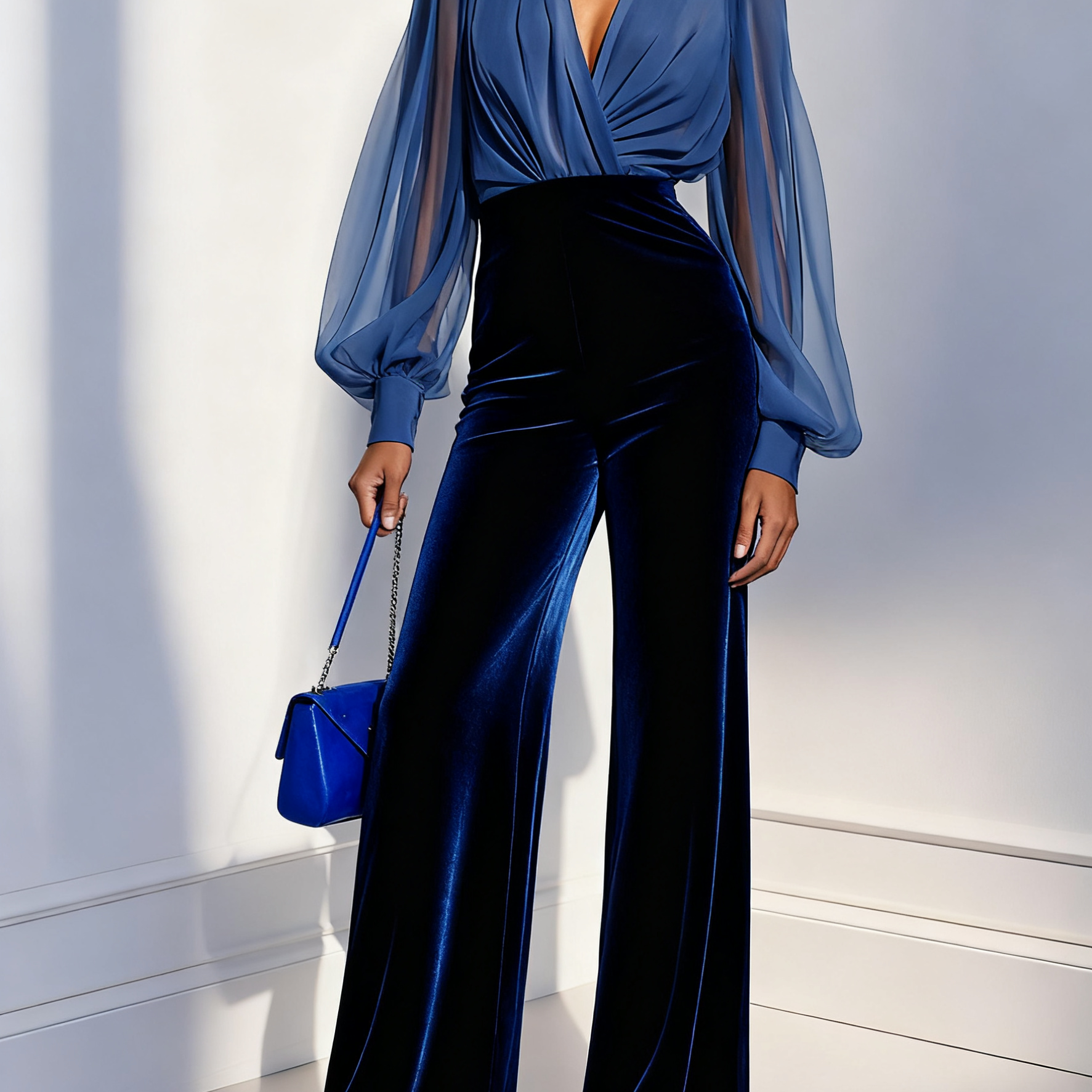 Celeste Samt Jumpsuit