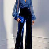 Celeste Samt Jumpsuit
