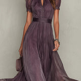 Lange Flavia Kleid - Unvergleichliche Eleganz