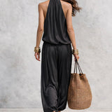 Serena Halter Neck Top und Faltenhose Set