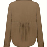 Brielle | Elegante Relaxed Button Bluse