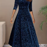 Nicola™ Elegantes Samtkleid