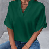 Scarlett | Elegante V-Ausschnitt-Bluse