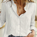 Brielle | Elegante Relaxed Button Bluse