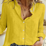 Brielle | Elegante Relaxed Button Bluse
