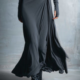 Gabriella | Langes Kleid mit seitlichem Knoten