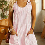 Avery | Gestreiftes Schickes Kleid
