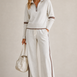 Serena - Zip Sweater Set