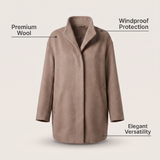 Emma | Luxuriöse winddichte Wolljacke