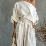 Elegantes Set Off-Shoulder Hose