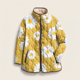 Mira | Gesteppte Jacke mit Blumenmuster