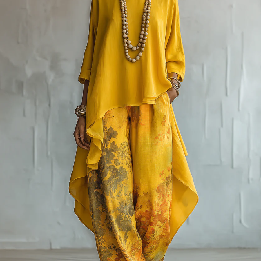 FLORELLE | ELEGANTES SET MIT FLORALEM PRINT
