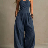 Bianca | Eleganter Jumpsuit mit Überkreuz-Ausschnitt