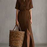 Serena | Langes Kleid mit raffiniertem Stil