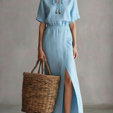 Serena | Langes Kleid mit raffiniertem Stil