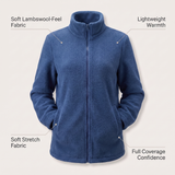 Sophia | Jacke in Lammwoll-Optik