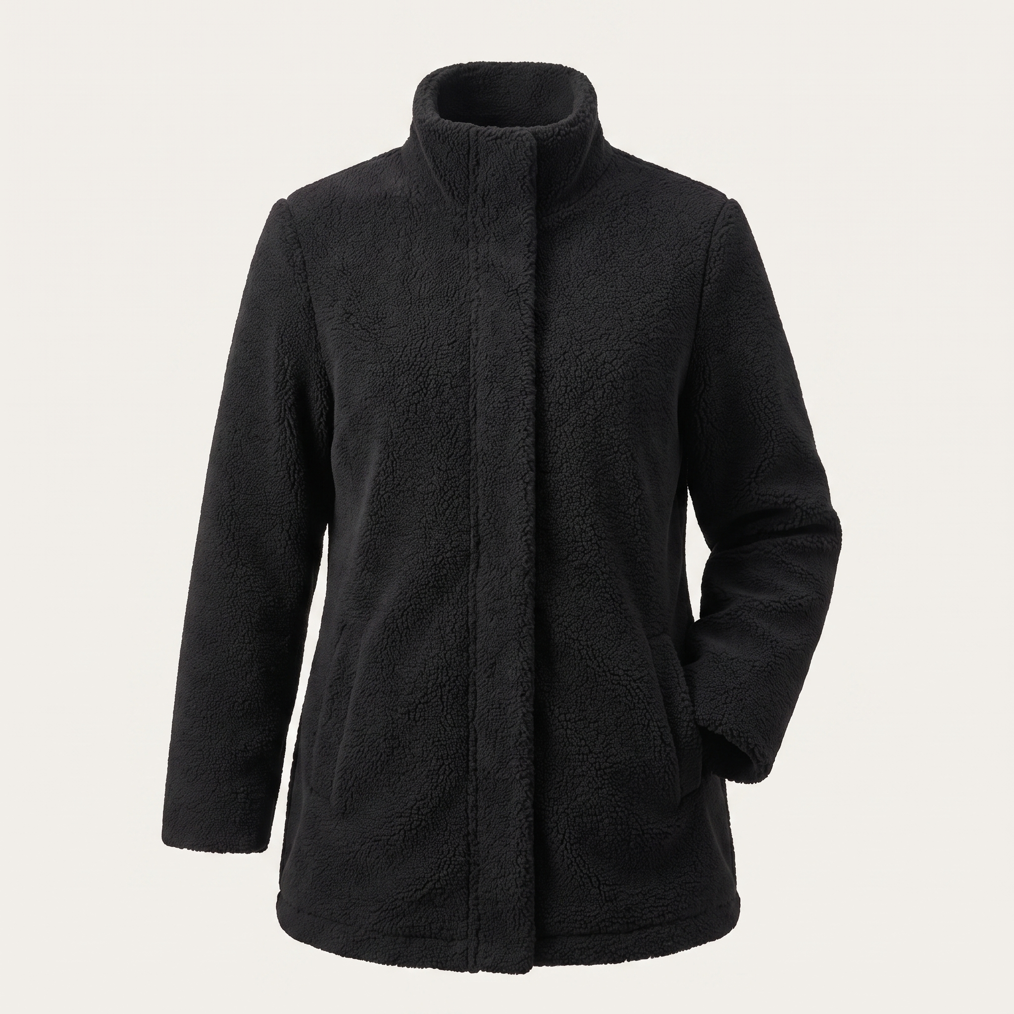 Sophia | Jacke in Lammwoll-Optik